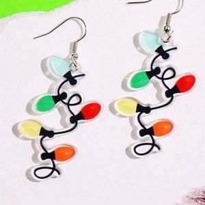 Christmas Light Earrings